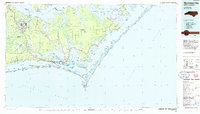 1985 Map of Morehead City, NC — High-Res | Pastmaps